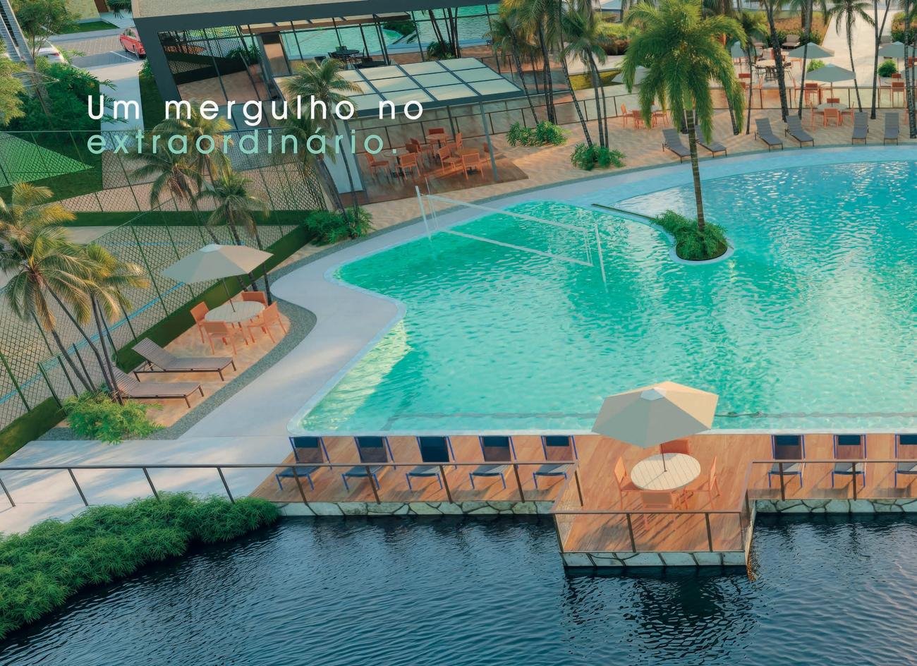 Piscina de resort